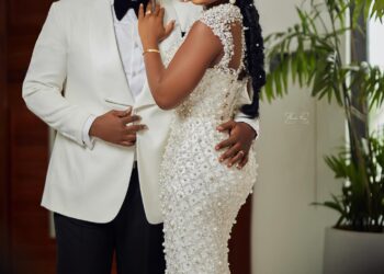 WEDDING PICTURES OF BERLA MUNDI AND HUSBAND DAVID TABI