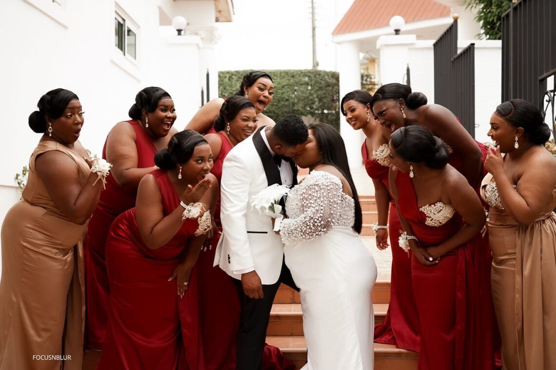 Latest Bridesmaid Dress Styles In Ghana(2024)5 - Kente Knots