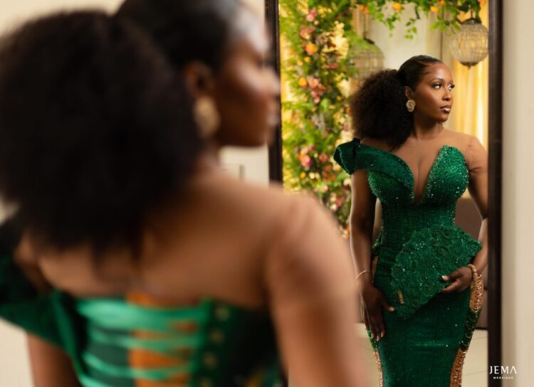 Green Kente Styles – 35 Styles For The Chic Ghanaian Bride.