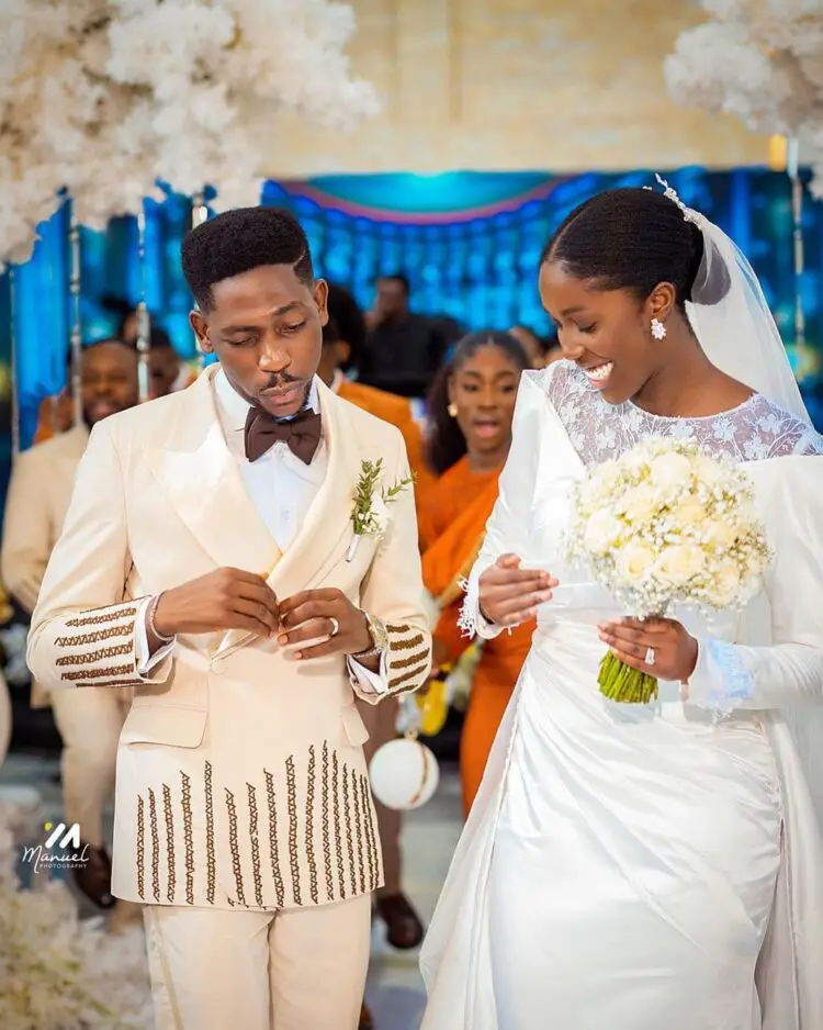 Moses Bliss Wedding Celebration With Marie Wiseborn(White Wedding)