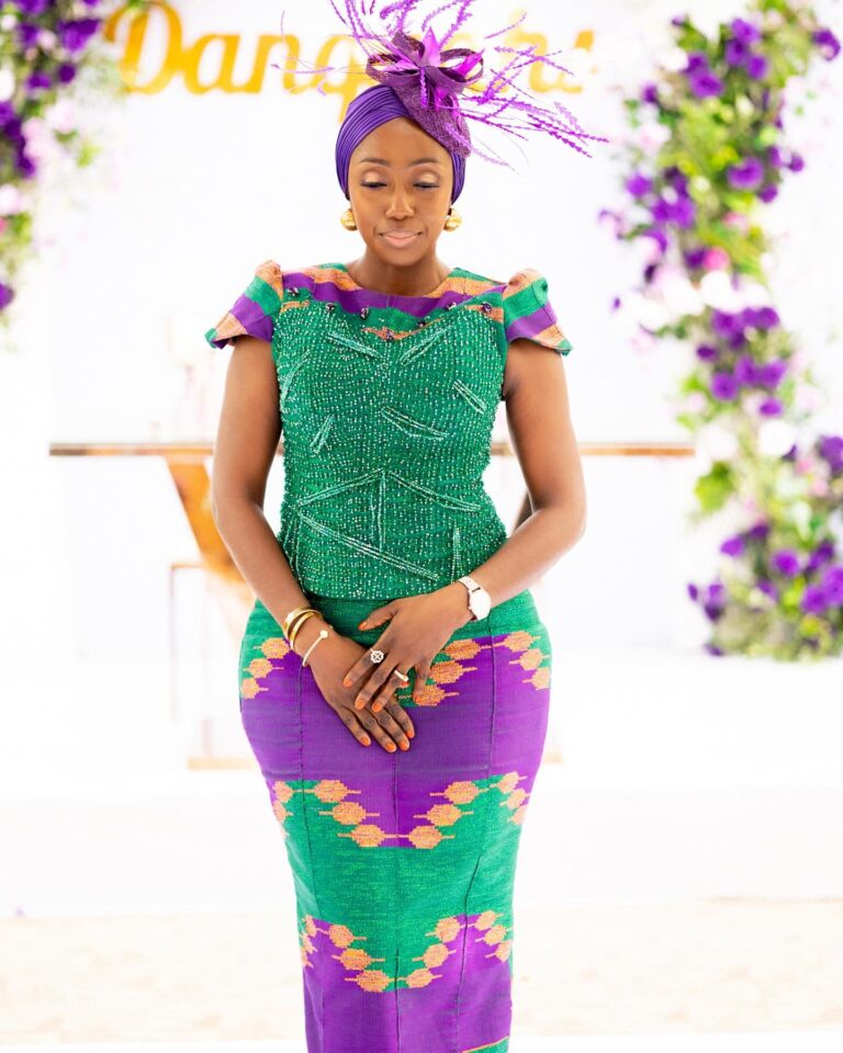 30 Kente Inspired Wedding Guest Dress Styles In Ghana Kente Knots