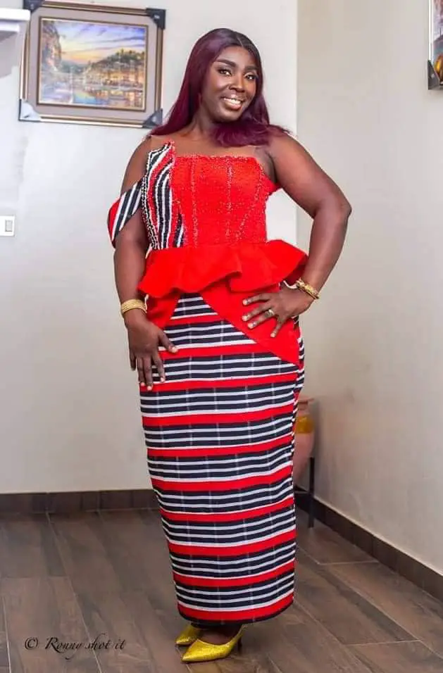 Northern Kente Wedding Guest Dress Styles in Ghana