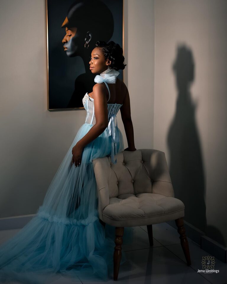 Kenneth L Robe Luxury Bridal Robes For Your Wedding Day - Kente Knots