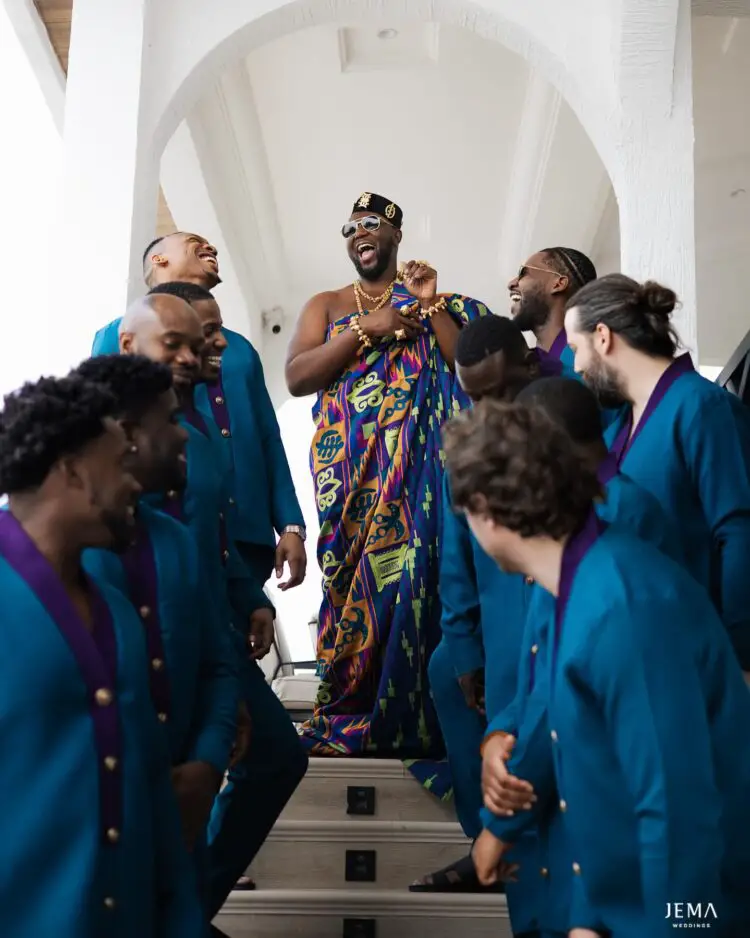 13 Ghanaian Groom and Groomsmen Poses That Screams Brotherhood