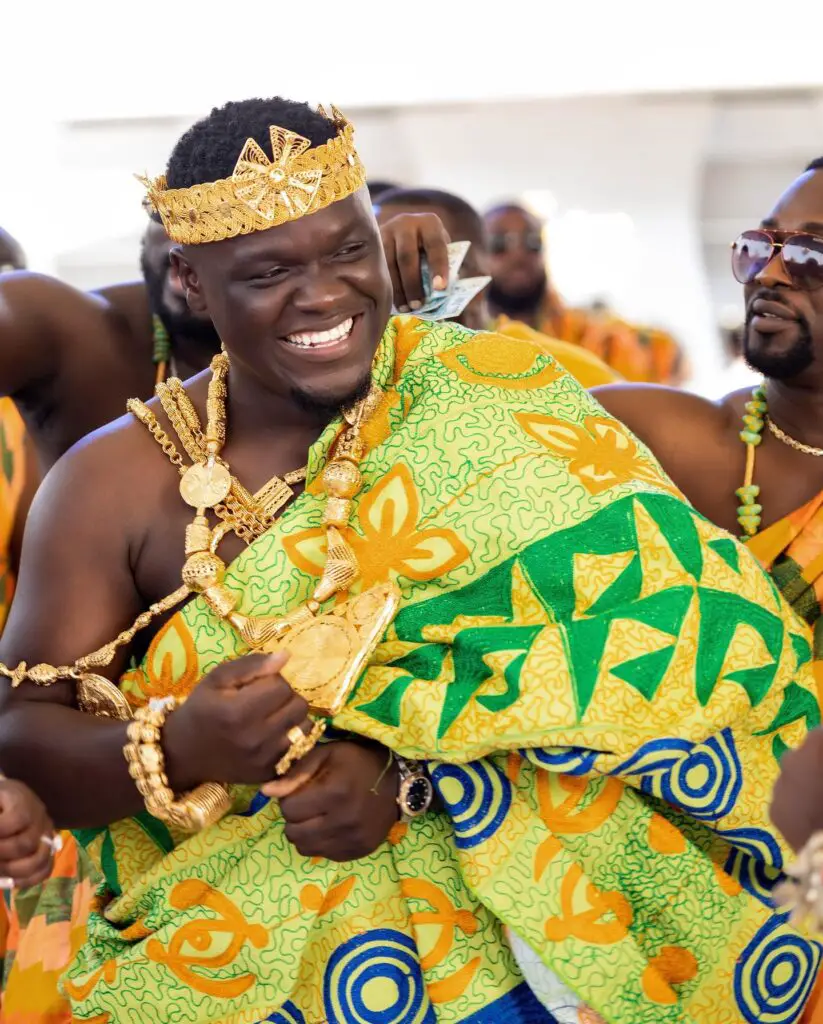 Kente Drape Looks for grooms 