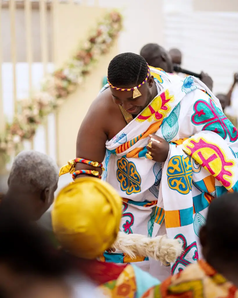 Kente Drape Looks for Grooms example