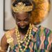 A Kente Drape Look for grooms