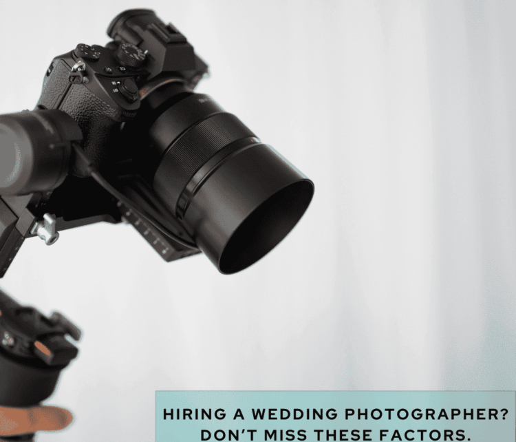 Check out these factors before Hiring A Wedding Photographer.