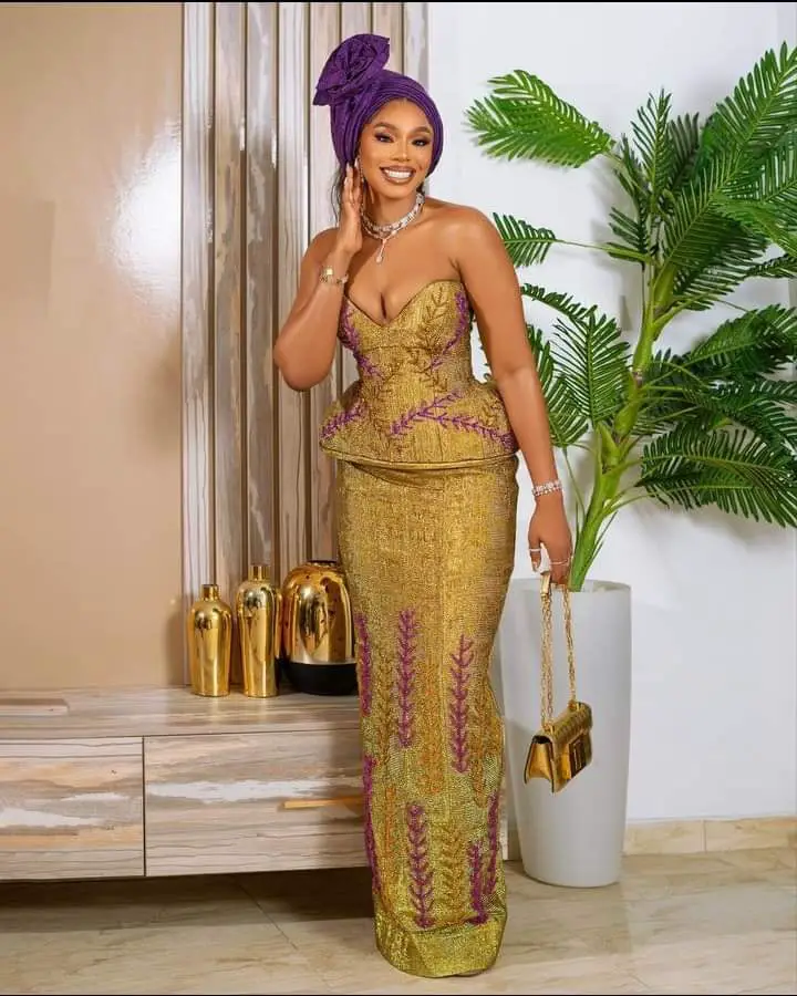 Sharon Ooja in gorgeous dresses for wedding guests