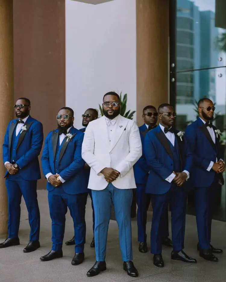 11 Colorful Wedding Suit Ideas for Grooms and Groomsmen.