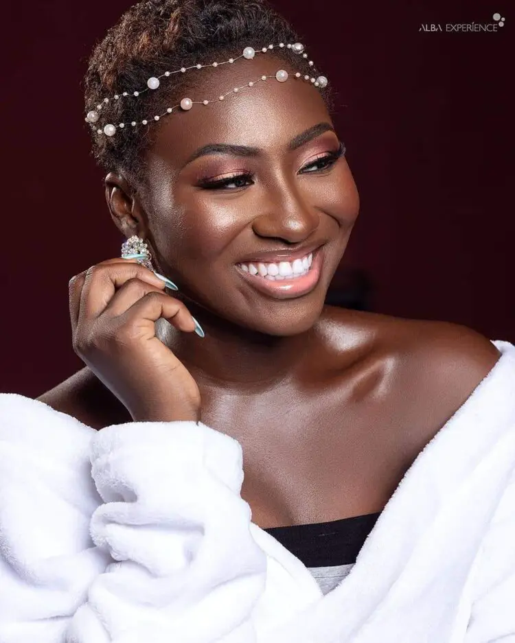 headshot of Ghanaian bride