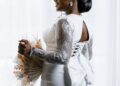 Ghanaian civil wedding dress