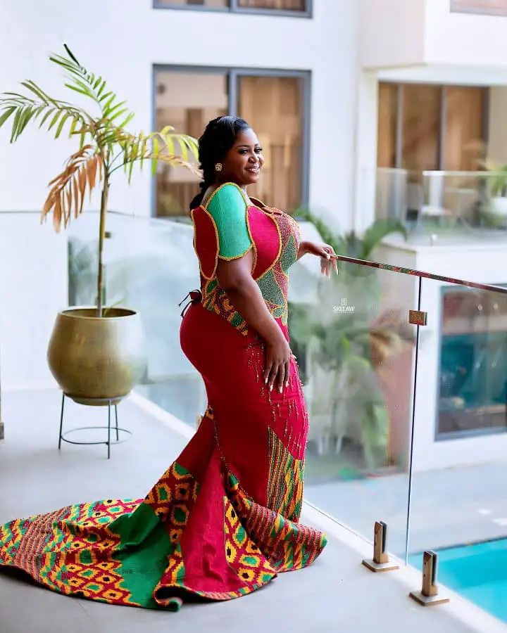 Kente Styles for Wedding: Stunning Inspo for Plus-Size Brides