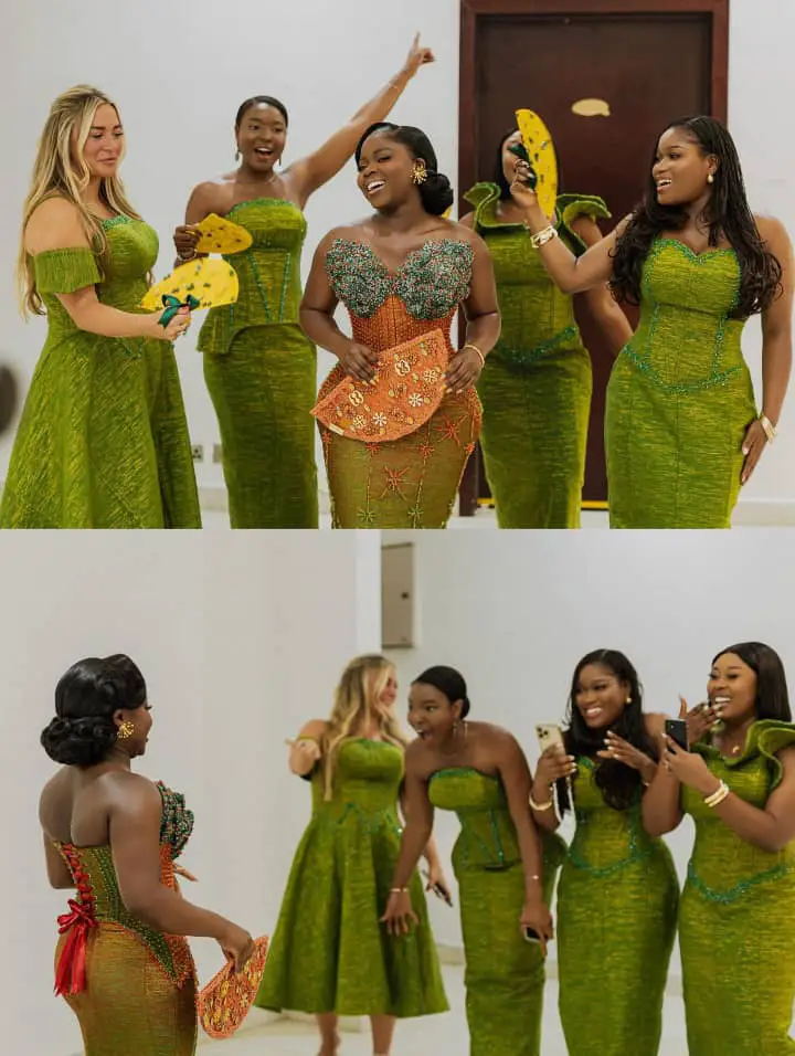 BRIDESMAIDS IN GREEN