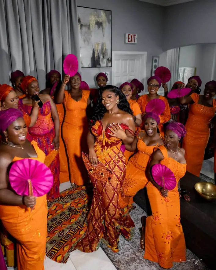 BEAUTIFUL GHANAIA BRIDAL TEAM