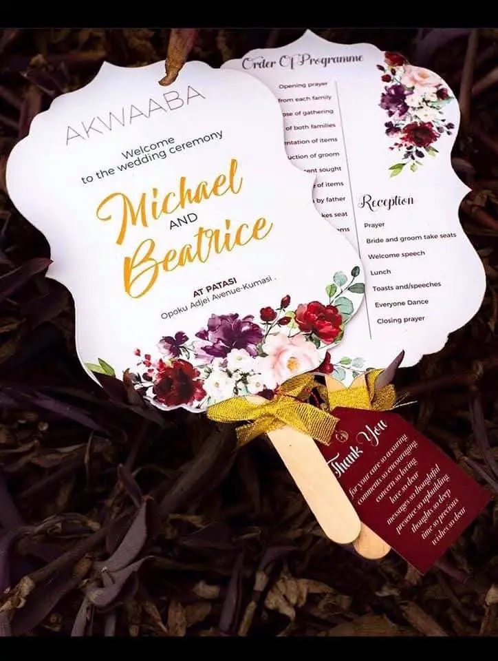 Beautiful Wedding Reception Program Examples to Inspire Yours