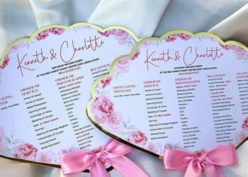 Beautiful Wedding Reception Program Examples to Inspire Yours