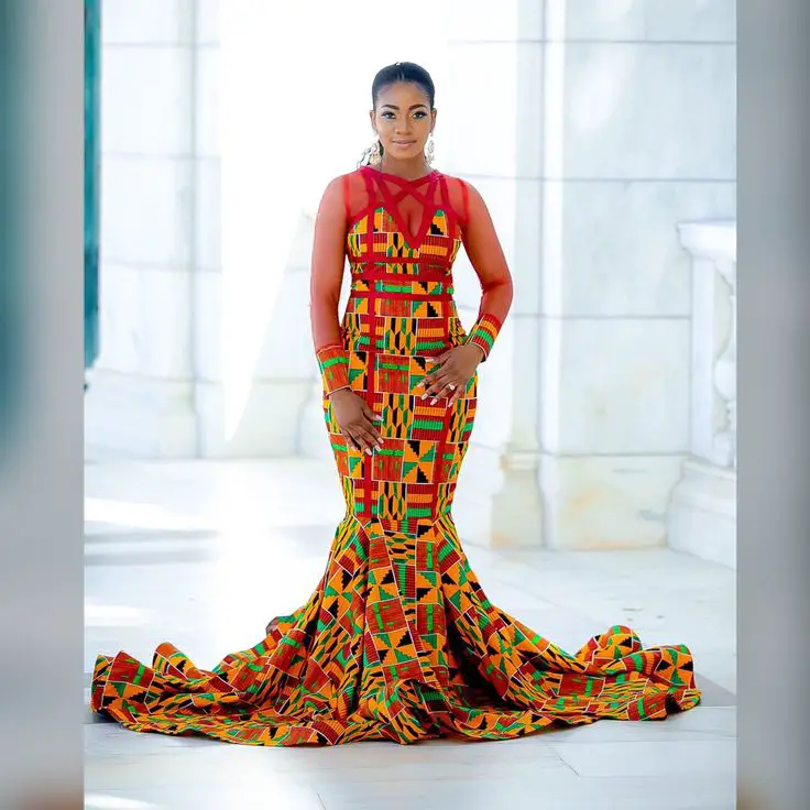 KENTE DRESS FOR BRIDES