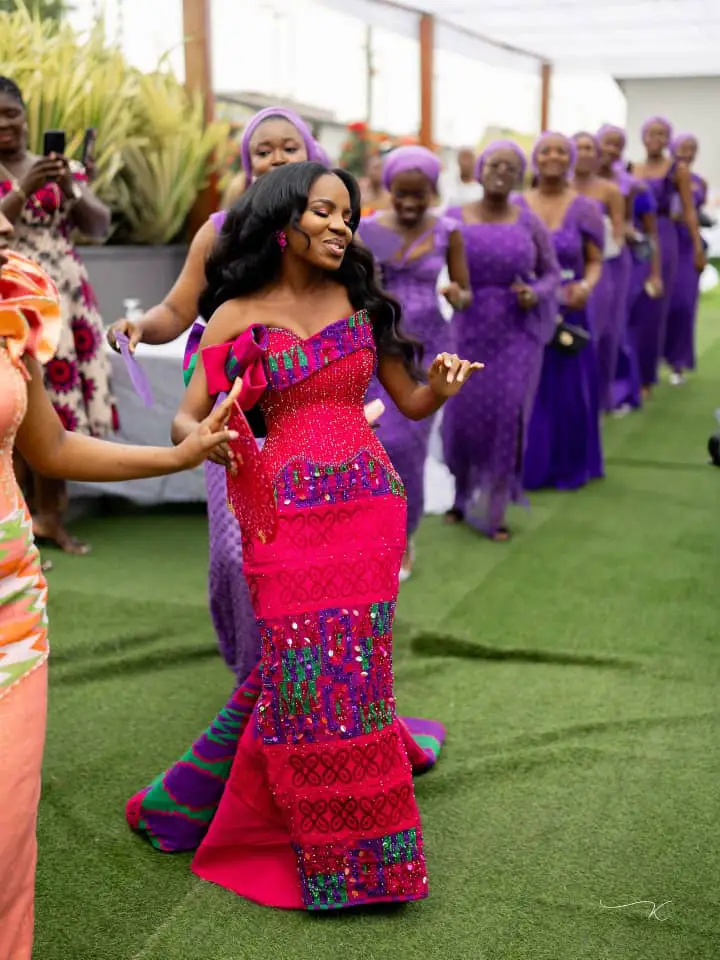 Trending Kente Wedding Gowns in Ghana Every Bride Should See