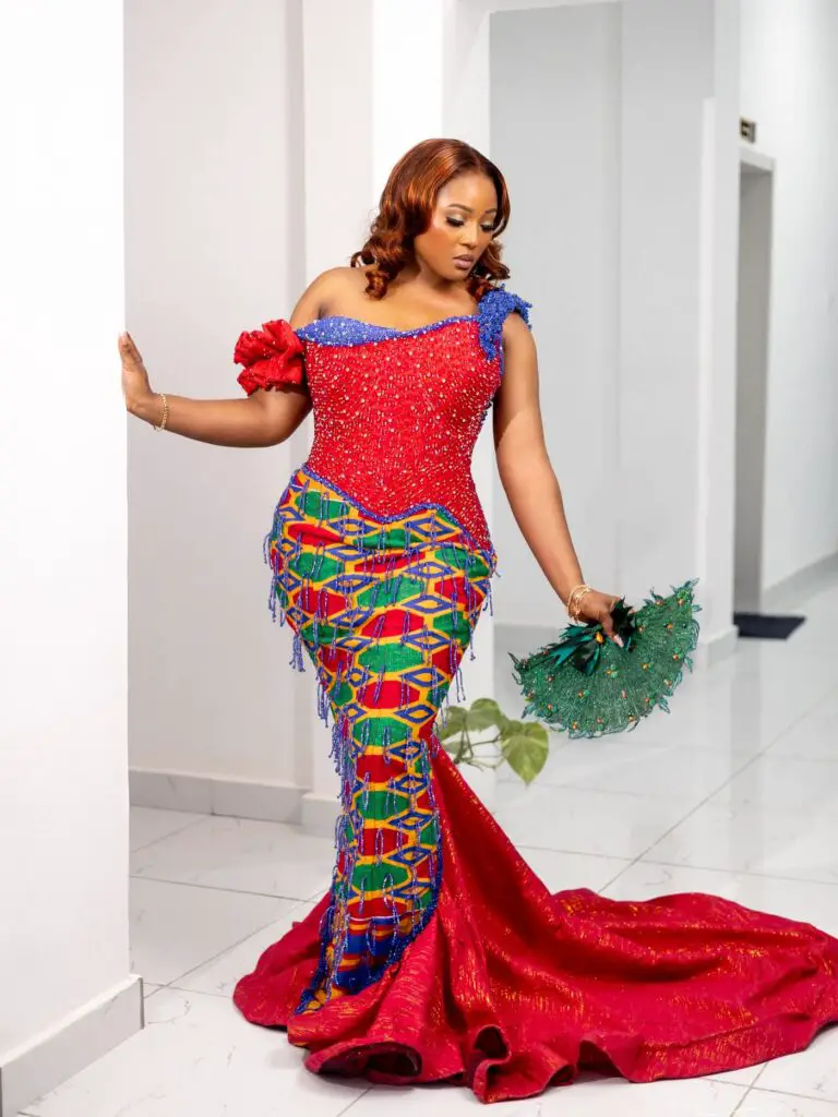 Trending Kente Wedding Gowns in Ghana Every Bride Should See