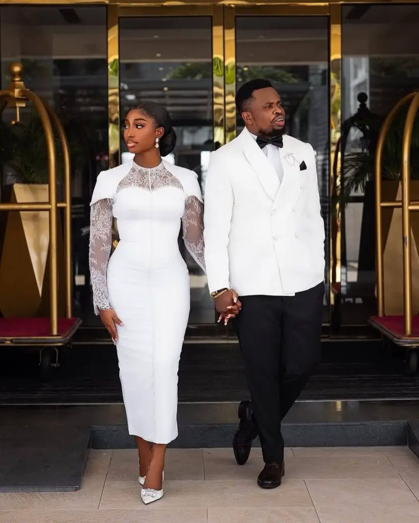 Modern Civil Wedding Clothes Ideas for Stylish Couples