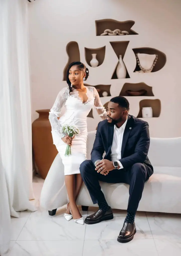 Modern Civil Wedding Clothes Ideas for Stylish Couples