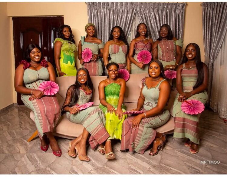 Serving Beauty and Culture: Fugu Dress for Bridesmaids