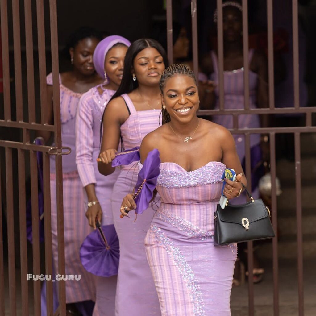 Serving Beauty and Culture: Fugu Dress for Bridesmaids